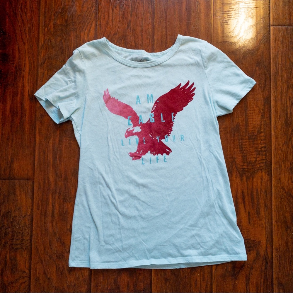 American Eagle T-Shirt Light Blue